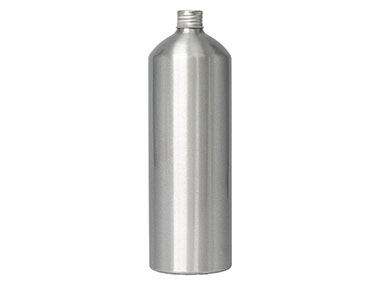 32 oz., 24/400 Finish, Silver, Sets, Bottles/Caps, Aluminum, Bullet, 80mm X 245mm